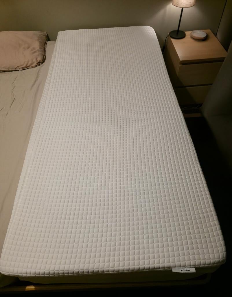IKEA topper Knapstad 90x200 cm, Ophalen, 90 cm, Eenpersoons, Zo goed als nieuw