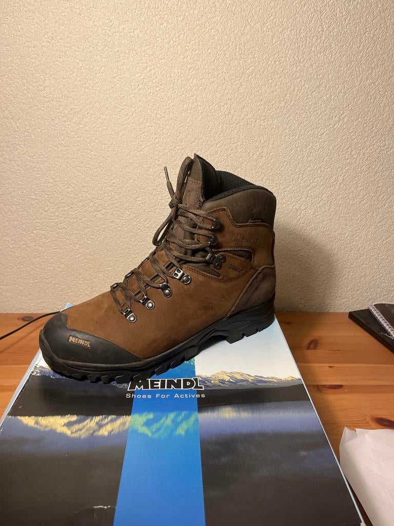 Meindl Kansas GTX Wandelschoenen  Maat 44 1/2,( 1x gebruikt), Kleding | Heren, Schoenen, Ophalen, Zo goed als nieuw, Bruin, Wandelschoenen of Bergschoenen