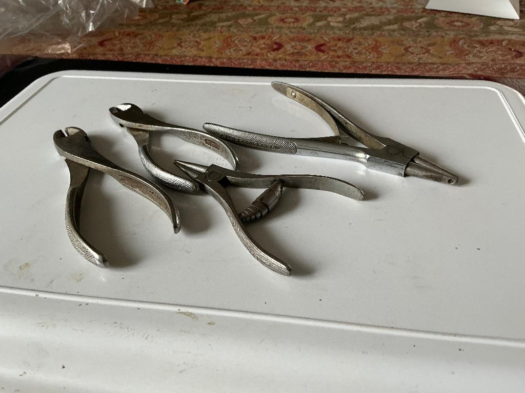 4 X belzer tangen  tang, Antiek en Kunst, Ophalen of Verzenden