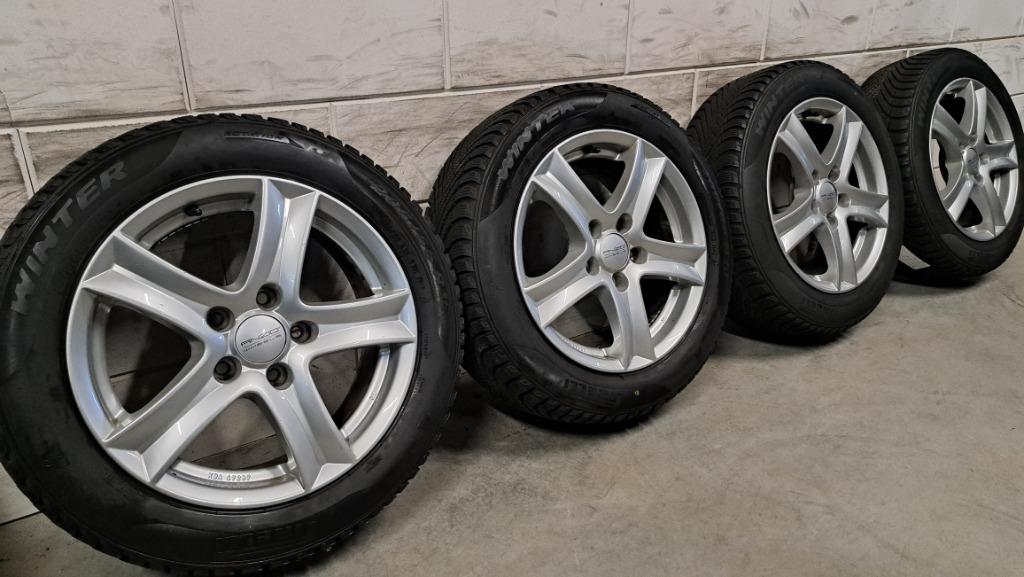 Lichtmetalen velgen Megane Scenic Laguna Kangoo 205/55/16, Auto-onderdelen, Banden en Velgen, Gebruikt, 16 inch, Banden en Velgen