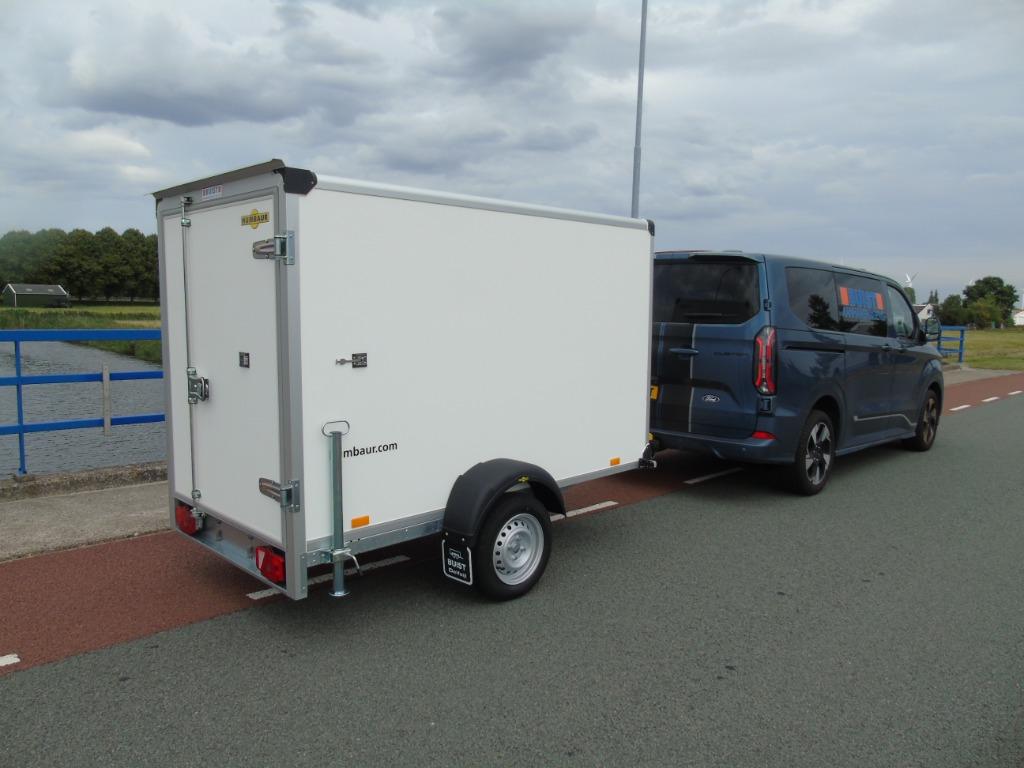 Humbaur HK752513-15P enkelasser gesloten Buist Voorraad, Ophalen, Nieuw