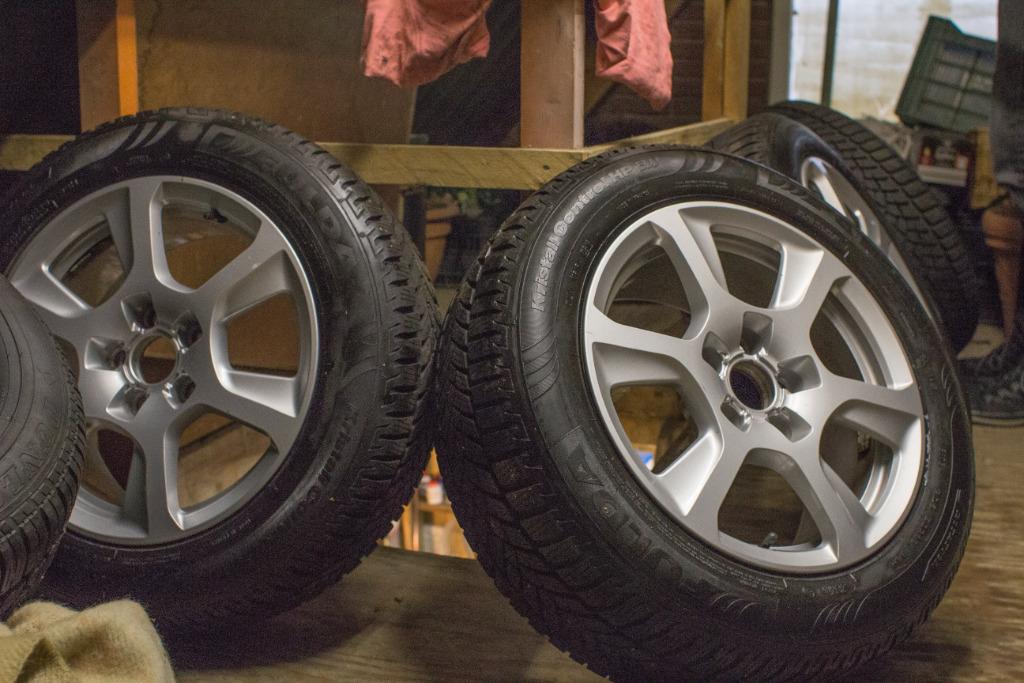 audi winterset met velg en thuiskomer wiel, 16 inch, Banden en Velgen, Nieuw, Personenwagen