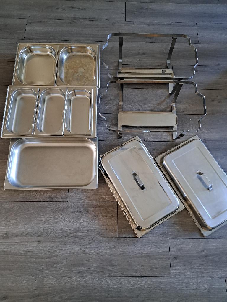 Chafing dish [TE HUUR], Huis en Inrichting, Keuken | Keukenbenodigdheden, Zo goed als nieuw, Ophalen