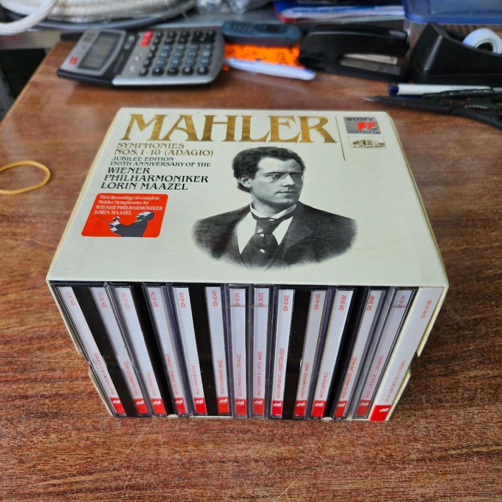 CD COLLECTIEDOOS MAHLER NIEUW, Ophalen, Classicisme, Zo goed als nieuw, Orkest of Ballet