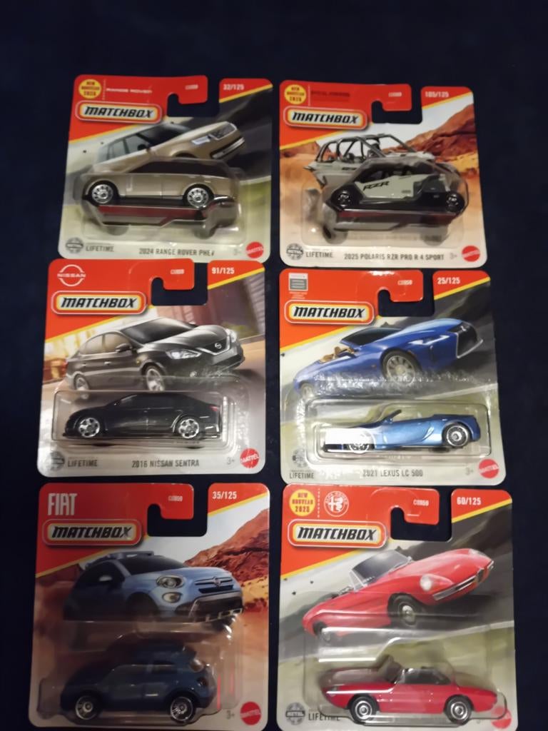 Matchbox Auto's - 6 x prijs voor 6, Hobby en Vrije tijd, Modelauto's | 1:18, Ophalen of Verzenden