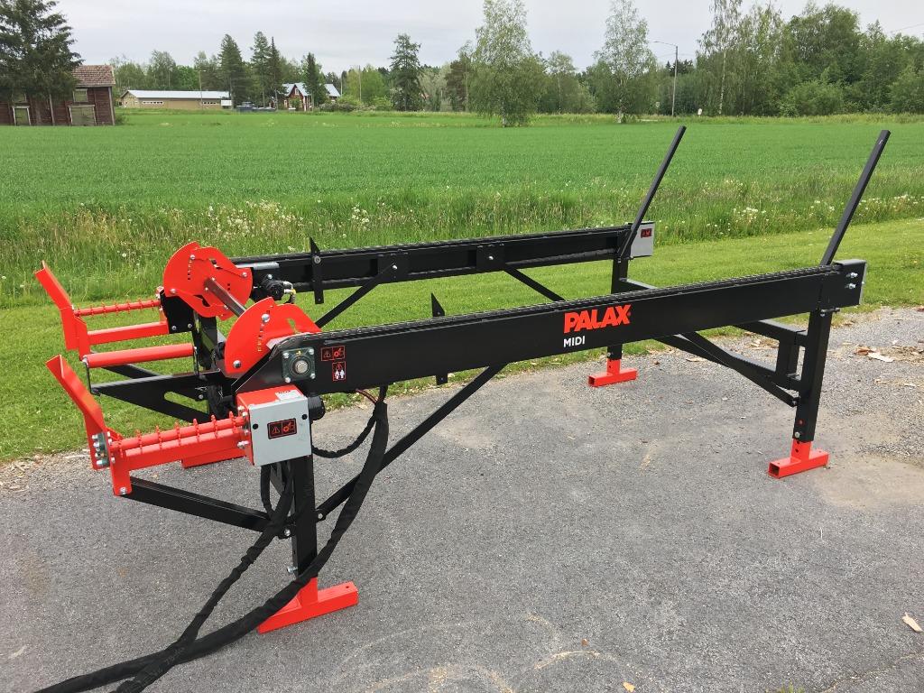 Aanvoertafel stammentafel voor zaagkloofmachines, Ophalen, Nieuw, Handmatig, Palax