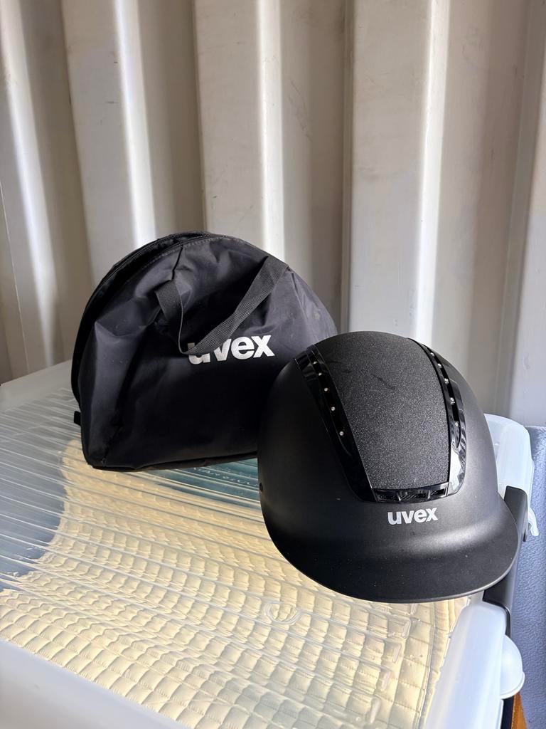 Uvex Exxeed Starshine, Dieren en Toebehoren, Paardrijkleding, Ophalen of Verzenden, Zo goed als nieuw, Dressuur, Cap