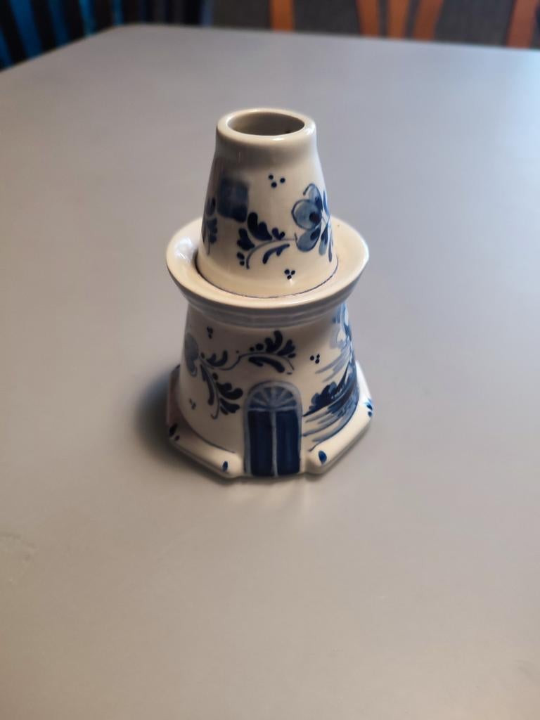 Defts blauw molen huisje, Antiek en Kunst, Antiek | Keramiek en Aardewerk, Ophalen of Verzenden