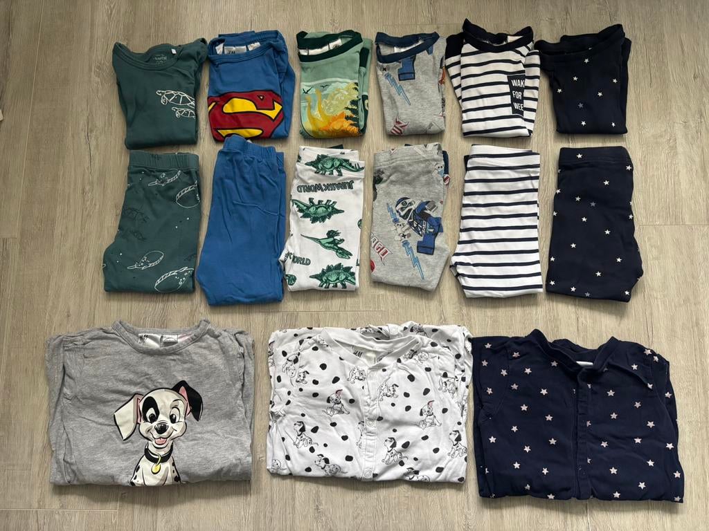 Set pyjamas Prenatal en H&M maat 92 - 9 stuks, Kinderen en Baby's, Kinderkleding | Maat 92, Gebruikt, Jongen, Nacht- of Onderkleding