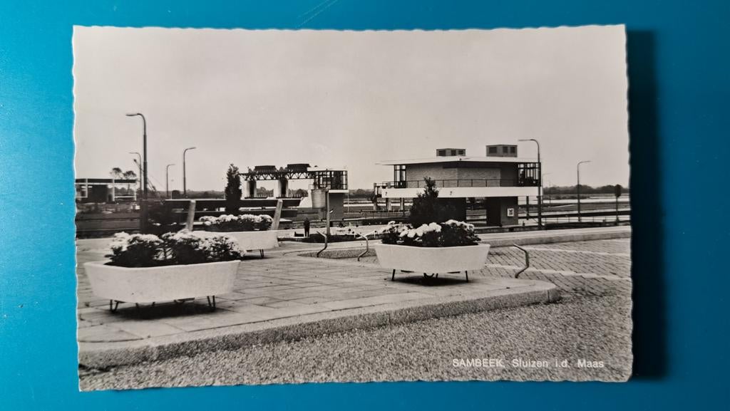 Sambeek Sluizen aan de Maas 1968, Ophalen of Verzenden, 1960 tot 1980, Ongelopen, Noord-Brabant