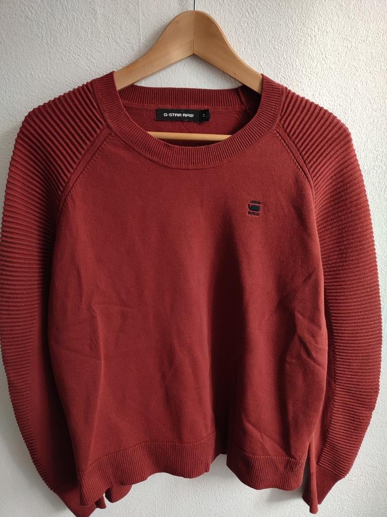G Star Raw rood trui jumper pullover Medium Suzaki Knit, Kleding | Dames, Maat 38/40 (M), G Star Raw, Ophalen of Verzenden, Gedragen