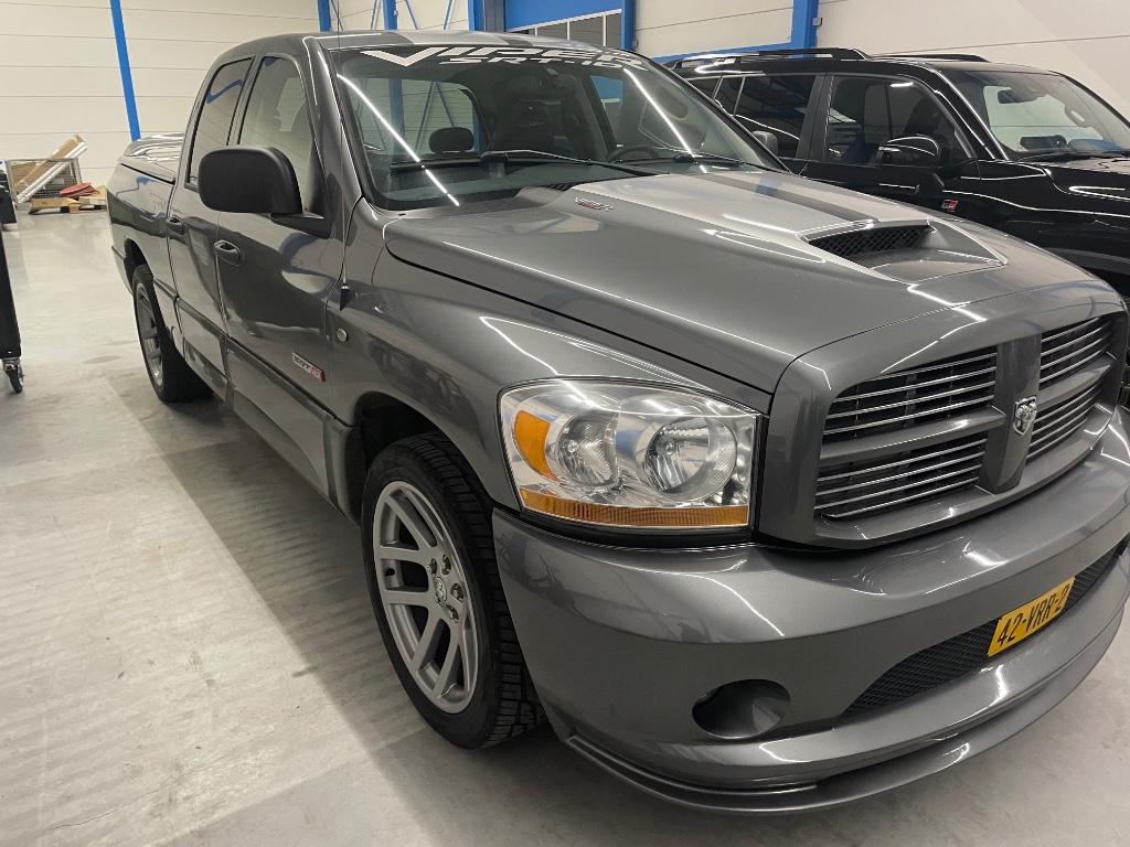 Dodge Ram SRT 10   2007 Grijs topstaat, Auto's, Bestelauto's, Automaat, Metallic lak, 2717 kg, Leder en Stof