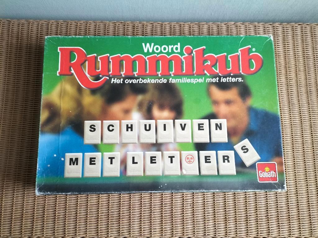 Woord Rummikub, Hobby en Vrije tijd, Drie of vier spelers, Ophalen of Verzenden, Gebruikt, Goliath