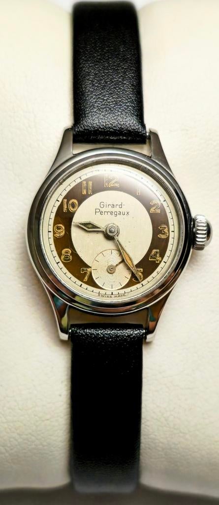 Girard-Perregaux Vintage Manual Wind – Sector Dial – Small S, Overige merken, Staal, Met bandje, Polshorloge