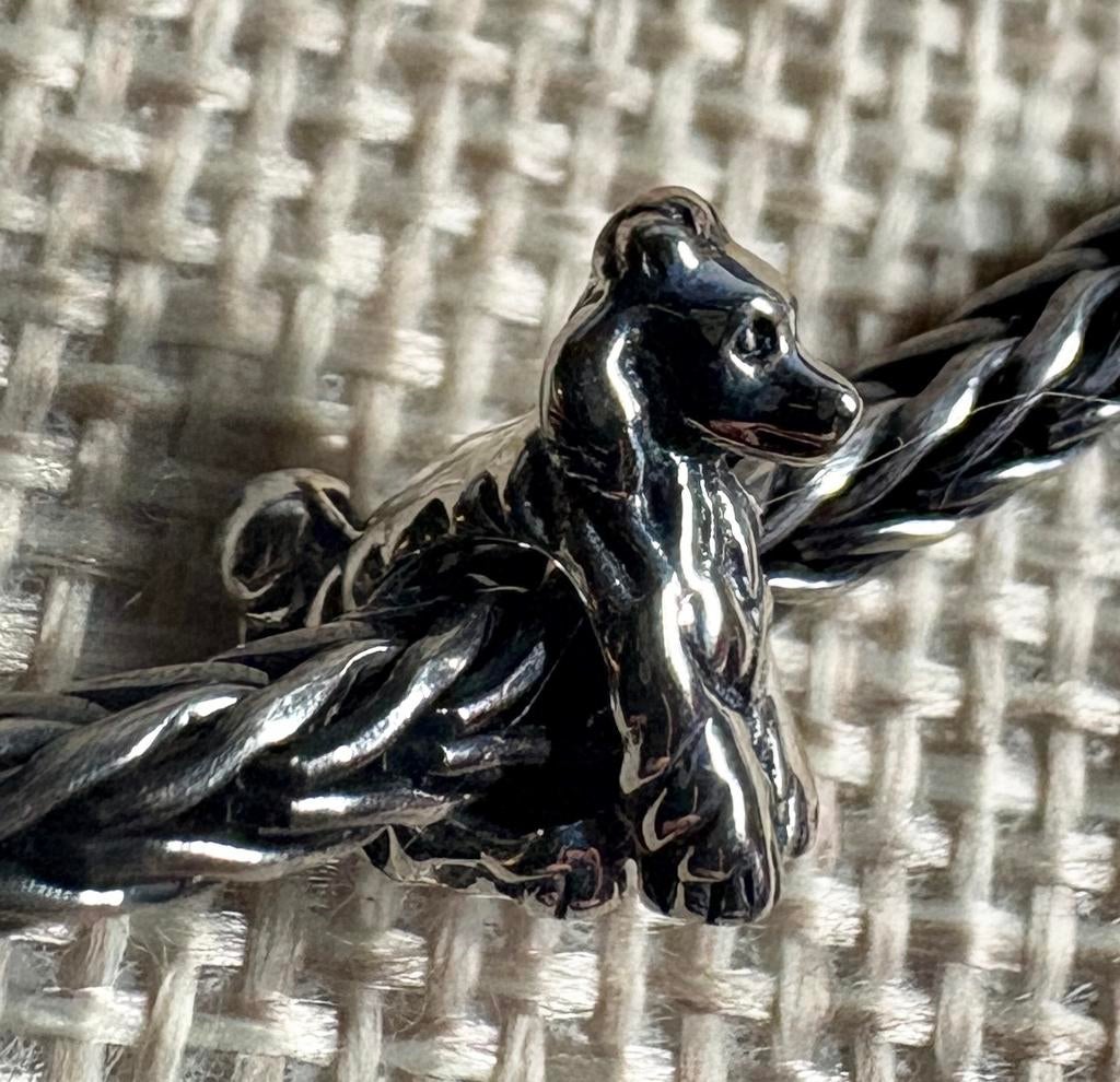 Aurora Charm Poodle, Sieraden, Tassen en Uiterlijk, Verzenden, Nieuw, Zilver, Overige merken