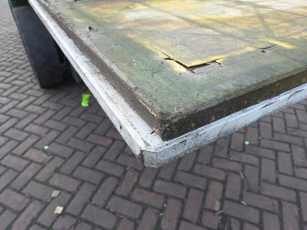2 Multiplex Steenschotten met kunststof laag - nr: D80, Ophalen, Gebruikt, Minder dan 180 cm, Palen