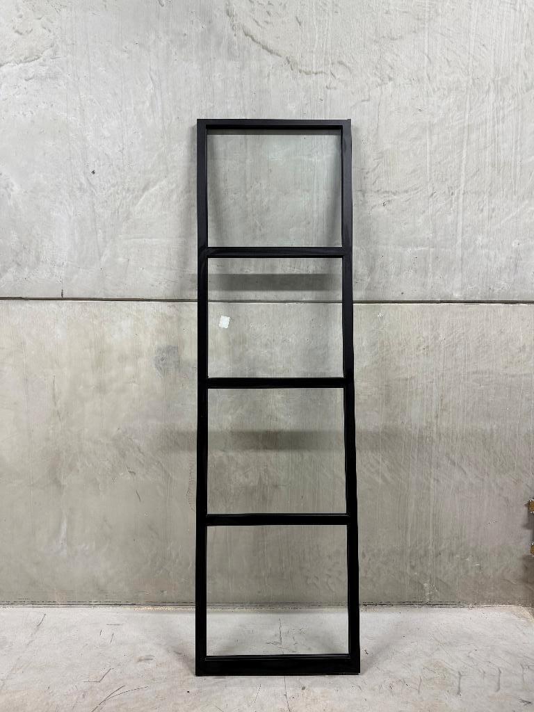 Luxe stalen taatsdeur Zwart met softclose | 694x2392mm |-17, Ophalen, Minder dan 80 cm, 215 cm of meer, Binnendeur