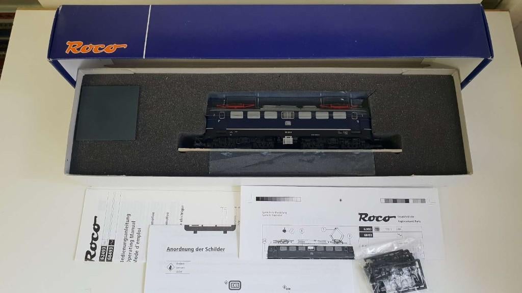 Roco 62493 - Elektrische locomotief BR 110 van de DB (DSS), Hobby en Vrije tijd, Modeltreinen | H0, Ophalen of Verzenden, Zo goed als nieuw
