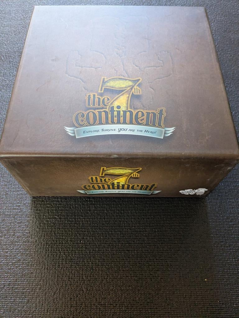 The 7th Continent Bordspel inc Bone Dice & Journal, Ophalen of Verzenden, Zo goed als nieuw, Een of twee spelers, Serious Poulp