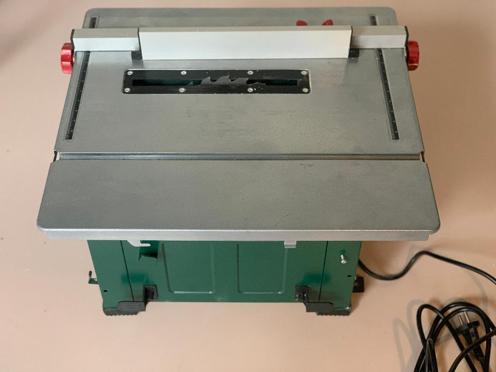 parkside pmts 210 a1 mobiele tafelcircelzaag, Cirkelzaag, Ophalen of Verzenden, Zo goed als nieuw, 30 tot 70 mm