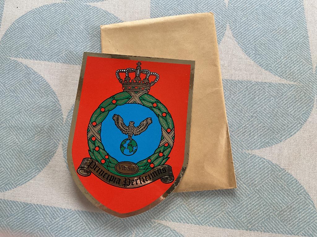 Stickers Vliegbasis Soesterberg (10st), Verzenden, Luchtmacht, Nederland, Embleem of Badge
