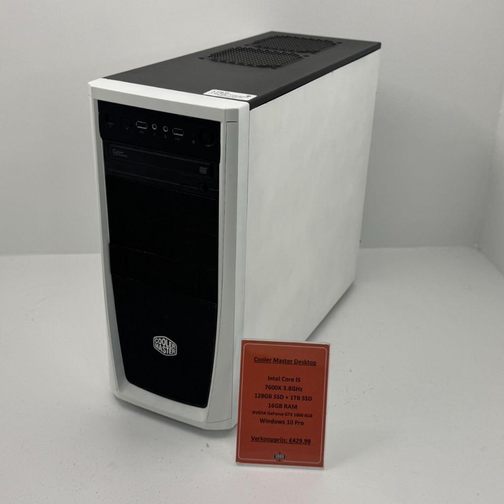 Cooler Master Gaming Desktop | i5 16GB RAM 1.128GB SSD, Ophalen, 1.128G, Zo goed als nieuw, Gaming
