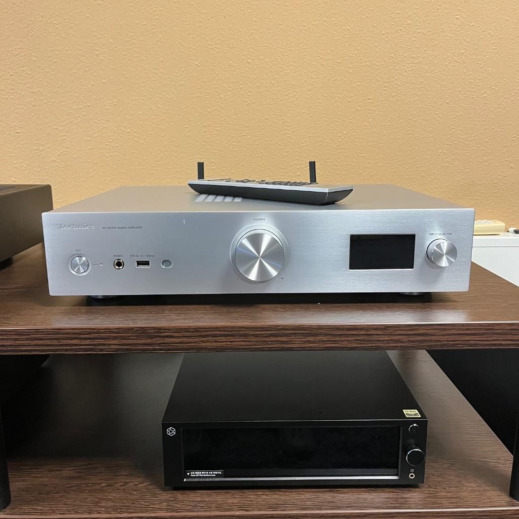 Technics SU-GX70 netwerk audioversterker zilver (demo), Overige merken, Onbekend, Ophalen of Verzenden, Zo goed als nieuw
