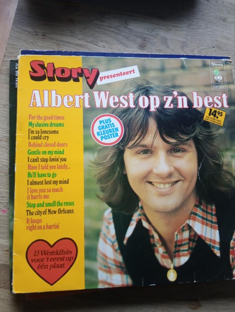 Albert West - Op Z'n Best LP, Ophalen of Verzenden, Zo goed als nieuw, 12 inch