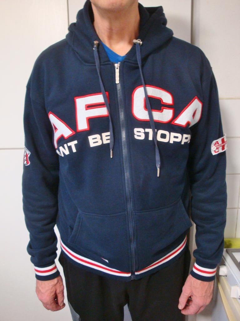 Ajax AFCA Hoodie Cant Be Stopped XXXXL Vest Zeer Mooi 4x XL, Sport en Fitness, Voetbal, Zo goed als nieuw, Clubaccessoires, Groter dan maat XL