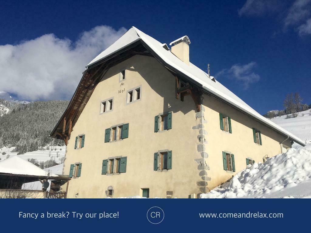 Geweldig 6 pers appartement in La Chapelle, Portes du Soleil, Alpen, Dorp, Wasmachine, Appartement