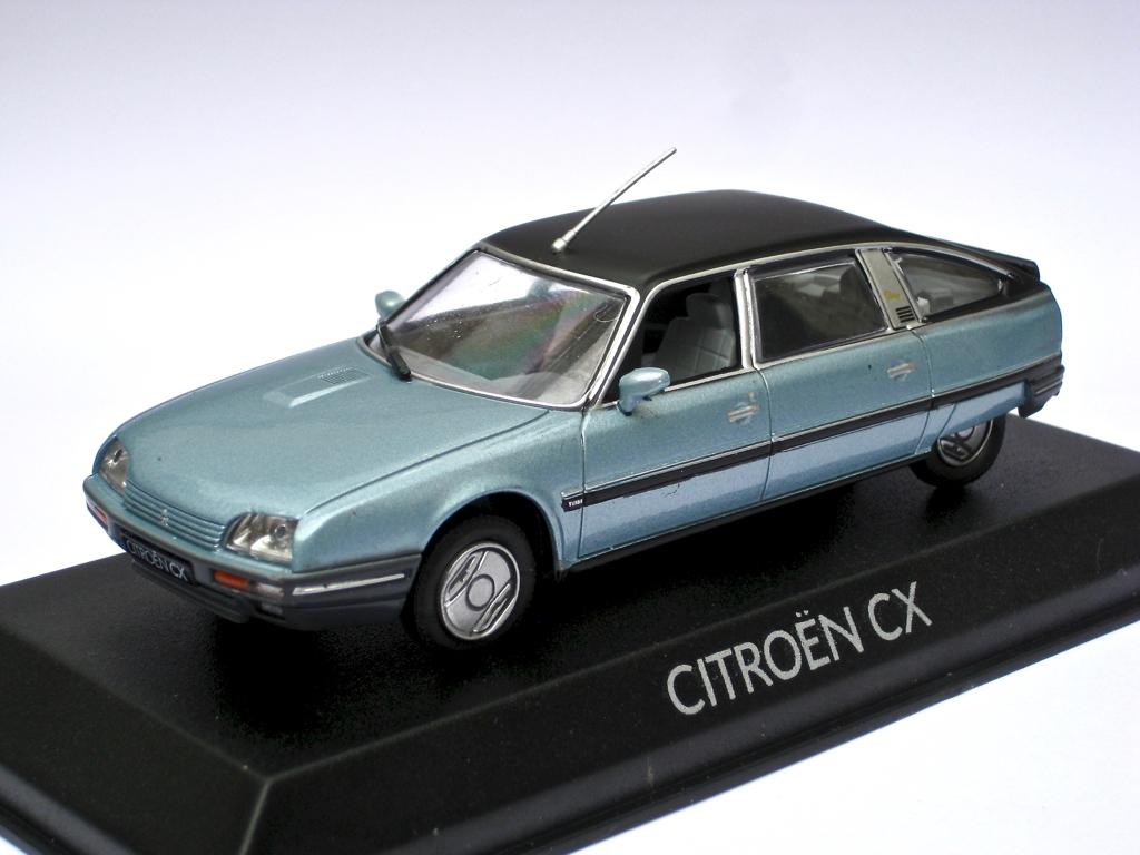 Citroen CX 25 Prestige Turbo2 blauw, zwart dak Norev 1:43, Ophalen of Verzenden, Nieuw, Auto, Norev