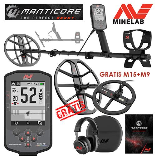 DETECTOR PLAZA: Minelab Manticore GRATIS M9+M15 twv € 738,-, Hobby en Vrije tijd, Metaaldetectors, Meer dan 30 cm, Nieuw, Ophalen of Verzenden