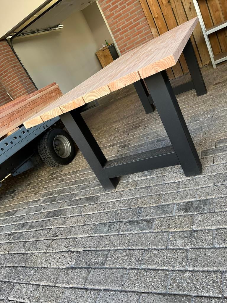 Douglas tuintafel maatwerk 250cm 300cm aanbieding, Tuin en Terras, Tuintafels, Ophalen of Verzenden, Nieuw, Rechthoekig, Hout