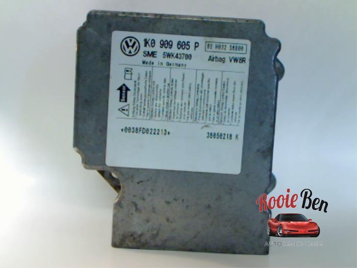 Airbag Module van een Volkswagen Golf, Gebruikt, -, Volkswagen, -