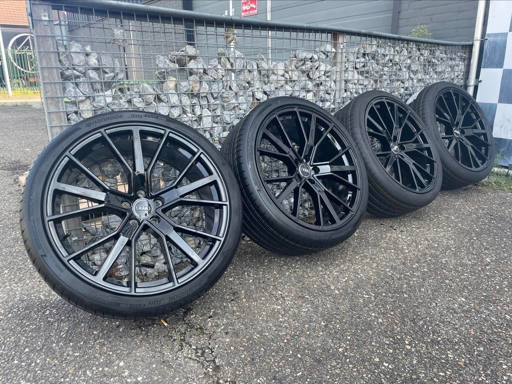 21 inch Audi E-tron Q5 velgen 5x112 A6 C8 Q3 A7 + band, Auto-onderdelen, Banden en Velgen, 255 mm, Banden en Velgen, Nieuw, Zomerbanden