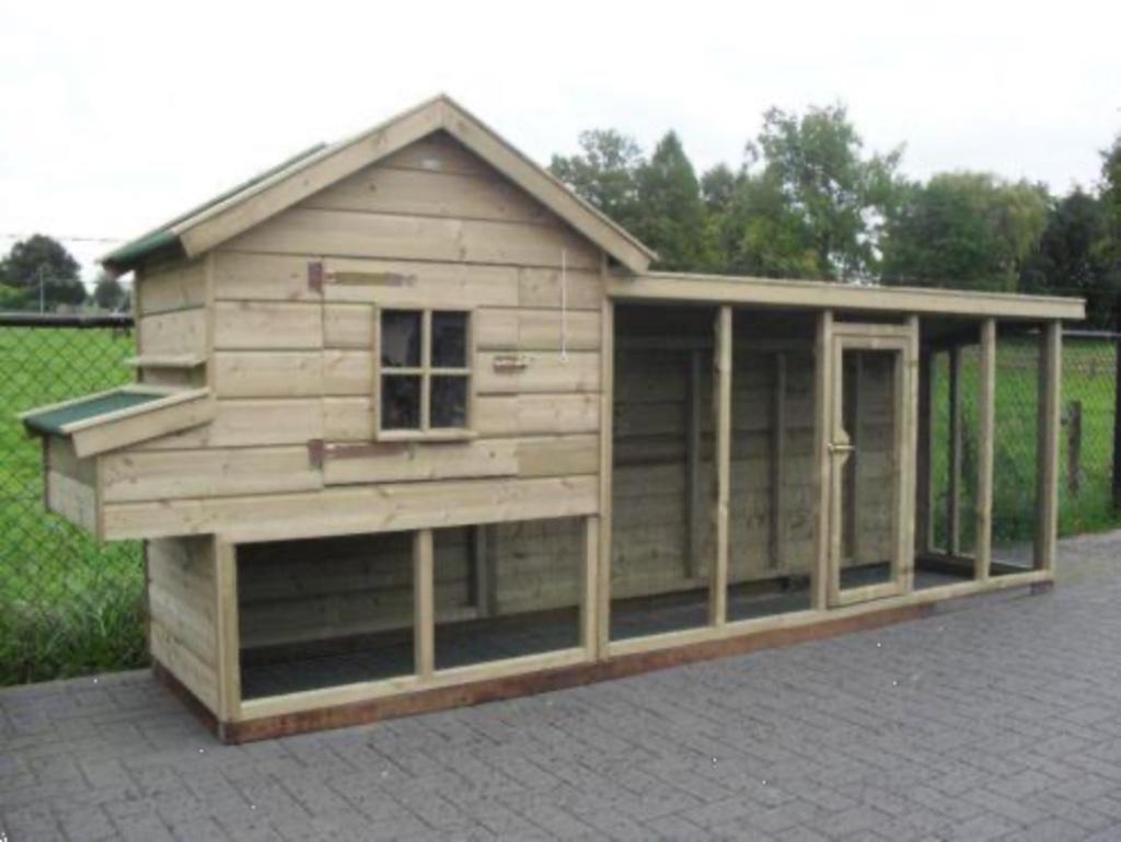 Kippenhokken duurzaam en op maat veel op voorraad, Ophalen of Verzenden, Nieuw, Kippenhok of Kippenren