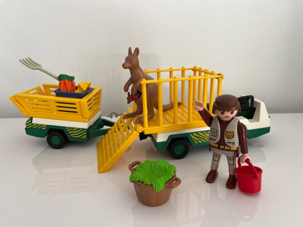 Playmobil Kangoeroe transport, Kinderen en Baby's, Speelgoed | Playmobil, Ophalen of Verzenden, Zo goed als nieuw, Complete set