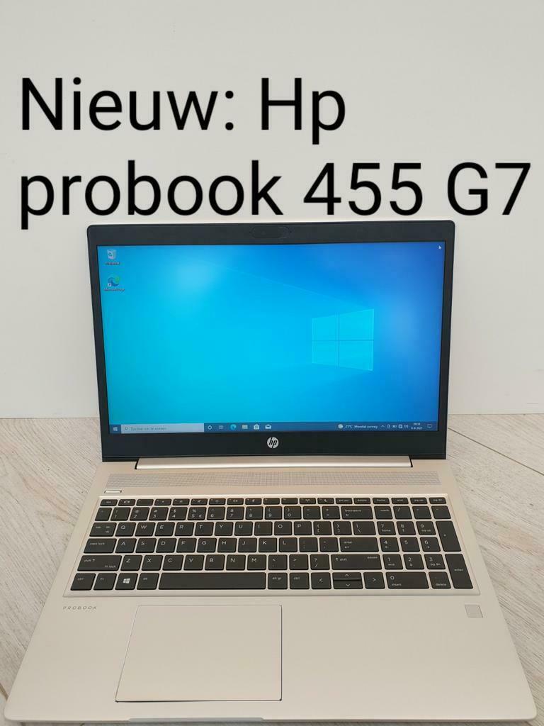 Nieuw: Hp probook 455 G7 AMD Ryzen 5 4500U 8gb ram 256gb SSD, 256 GB, Met videokaart, 2 tot 3 Ghz, 8 GB