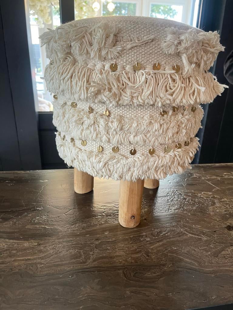 Krukje Ibiza Stijl - Sfeervolle Decoratie, Ophalen, Zo goed als nieuw, Hout