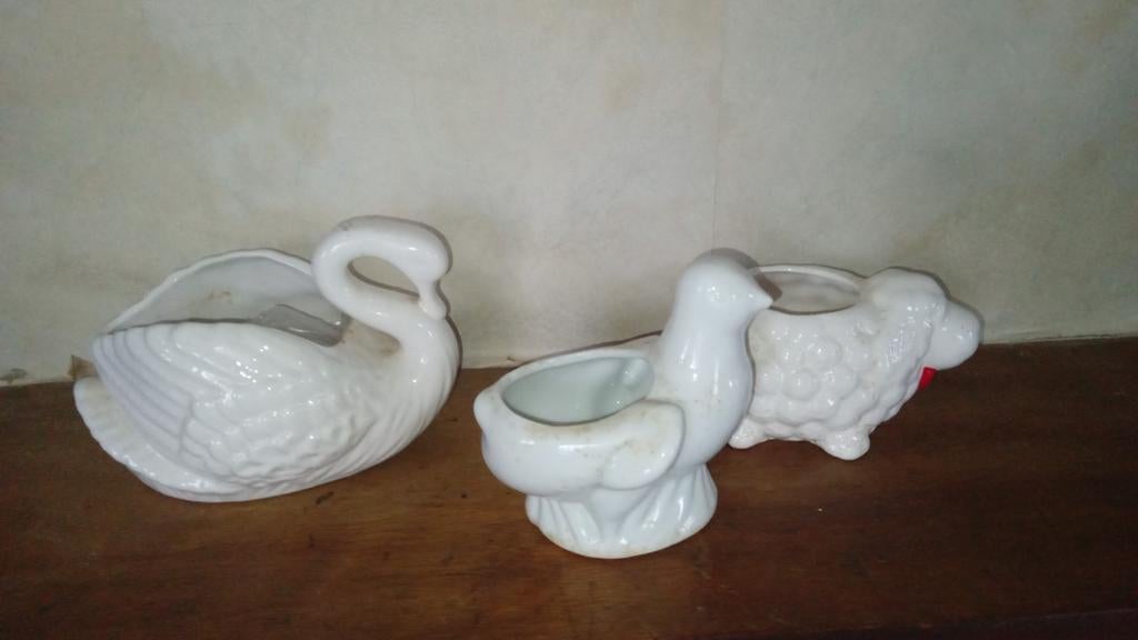 Bloempotten dieren, Ophalen, Rond, Aardewerk, Minder dan 40 cm