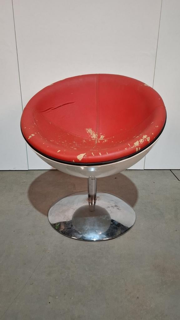 Space age mid century egg chair, Ophalen, Gebruikt, 50 tot 75 cm