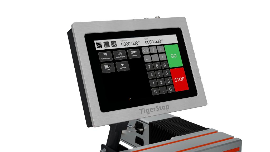 Tigerstop Pro 140Kg lengtemeetsysteem zaagmachine nieuw, Ophalen, Overige typen, Nieuw, 30 tot 70 mm
