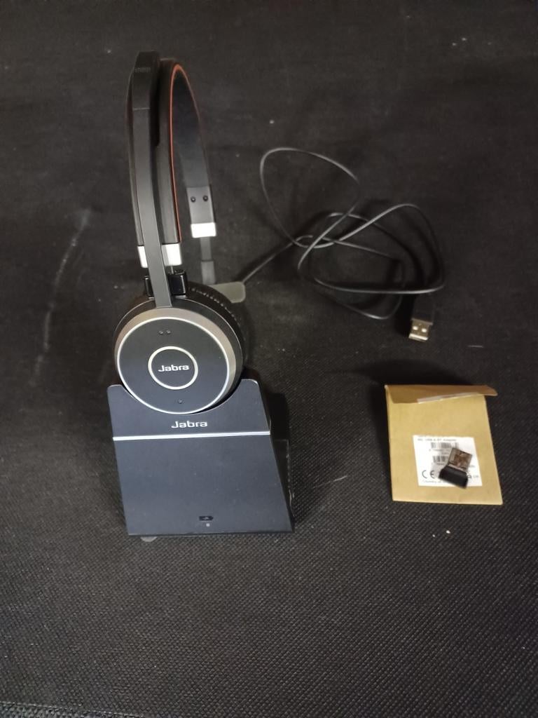 Jabra Evolve 65 Mono, Ophalen of Verzenden, Zo goed als nieuw, Draadloos, Jabra Evolve