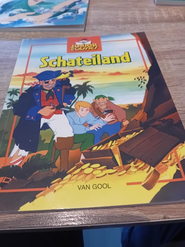 Schatteiland - Junior Classic - Van Gool, Boeken, Avontuur en Actie, Nieuw, Ophalen of Verzenden