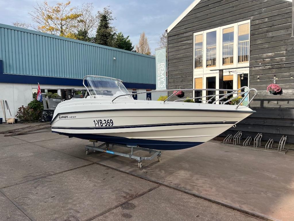Ryds 510 GTI teakvloer + afdekzeil  + Suzuki DF40, Ophalen, Ryds, Gebruikt, Ryds