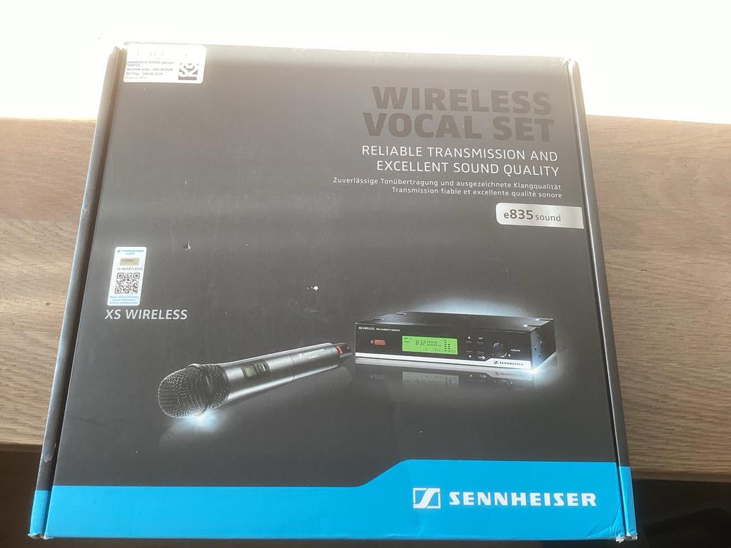 Sennheiser XS Wireless Vocal Set - Nieuwstaat, Muziek en Instrumenten, Microfoons, Ophalen of Verzenden, Zo goed als nieuw, Zangmicrofoon