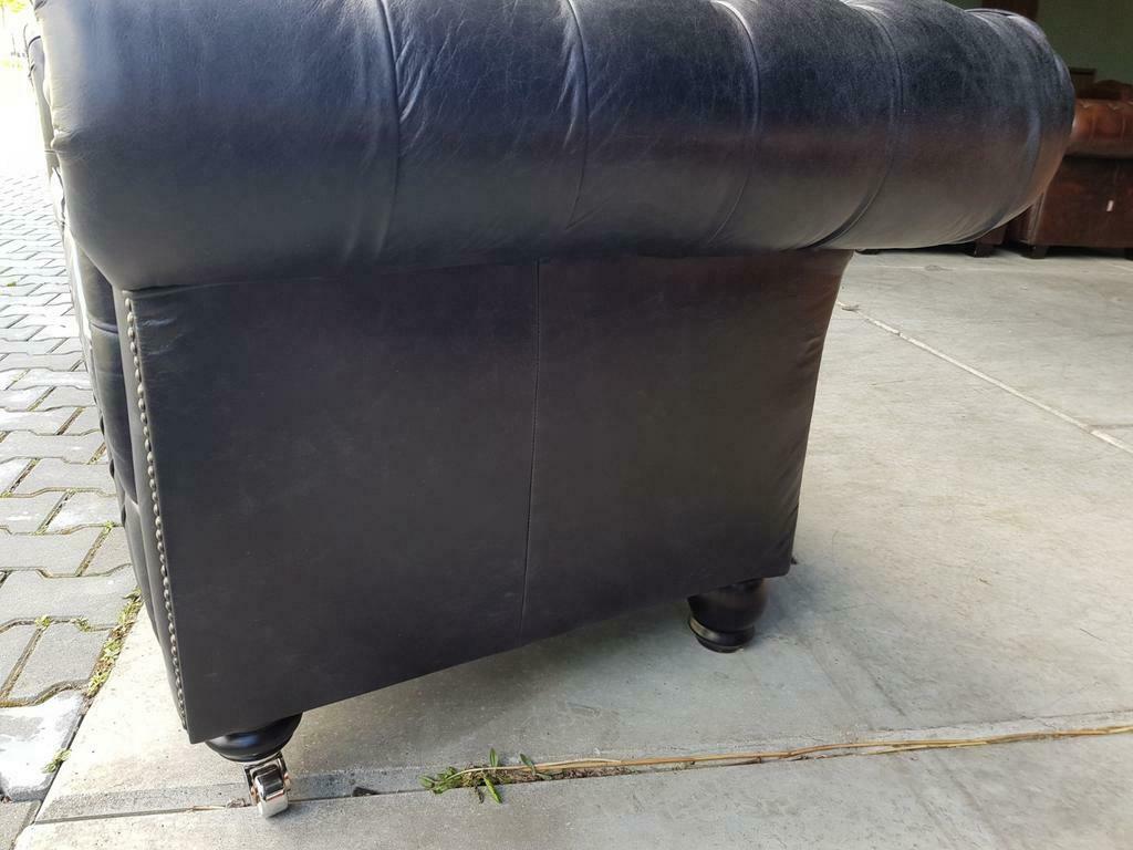 Foto 7 van NIEUWE Chesterfield bank vintage zwart + GRATIS BEZORGD