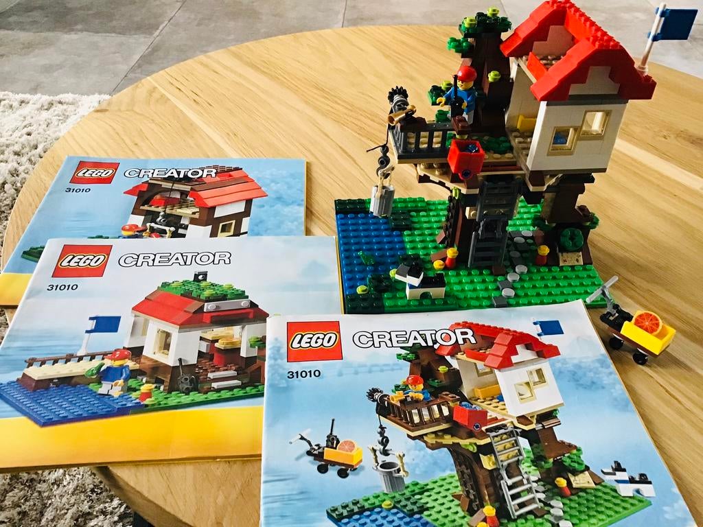LEGO creator 31010, treehouse, compleet en ZGAN, Ophalen of Verzenden, Zo goed als nieuw, Complete set, Lego