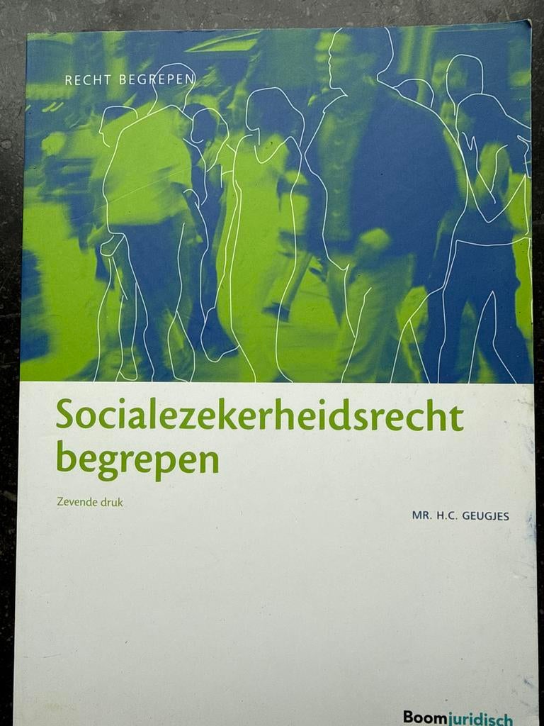 Socialezekerheidsrecht Begrepen 7e druk, Ophalen of Verzenden, Gamma, Zo goed als nieuw, HBO