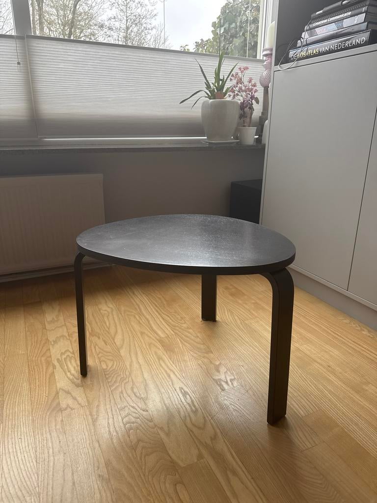 IKEA Svalsta Bijzettafel Zwart - Vintage Serie 1999, Minder dan 45 cm, Minder dan 55 cm, Gebruikt, Ophalen of Verzenden